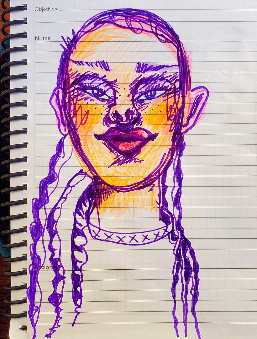 Dibujo con marcadores 1