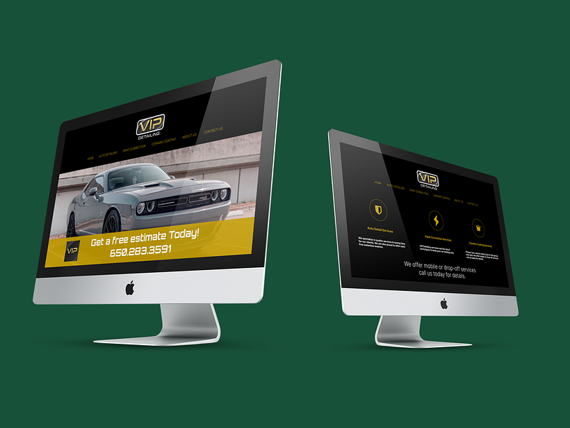 VIP Detailing website 1