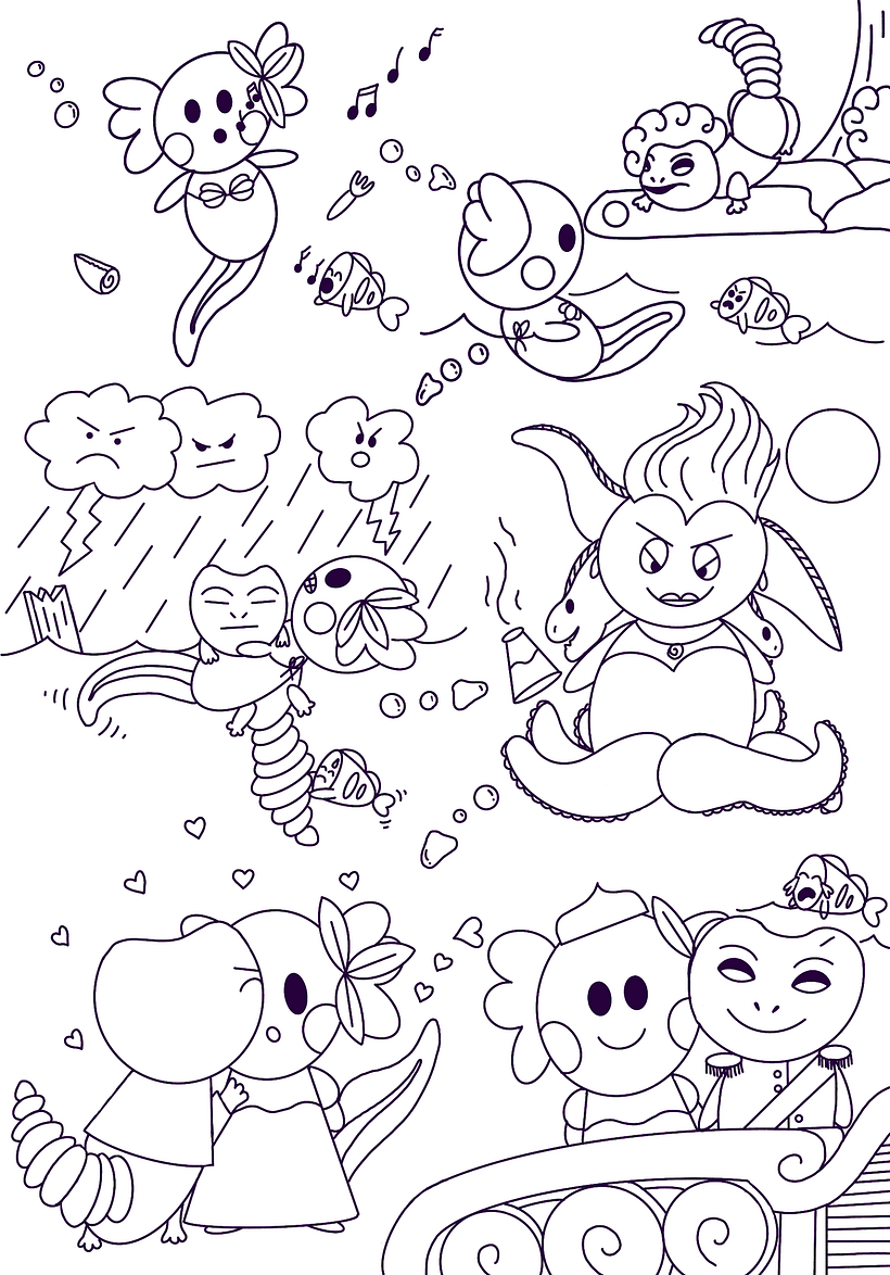 My project for course: Kawaii-Style Story Illustration 2
