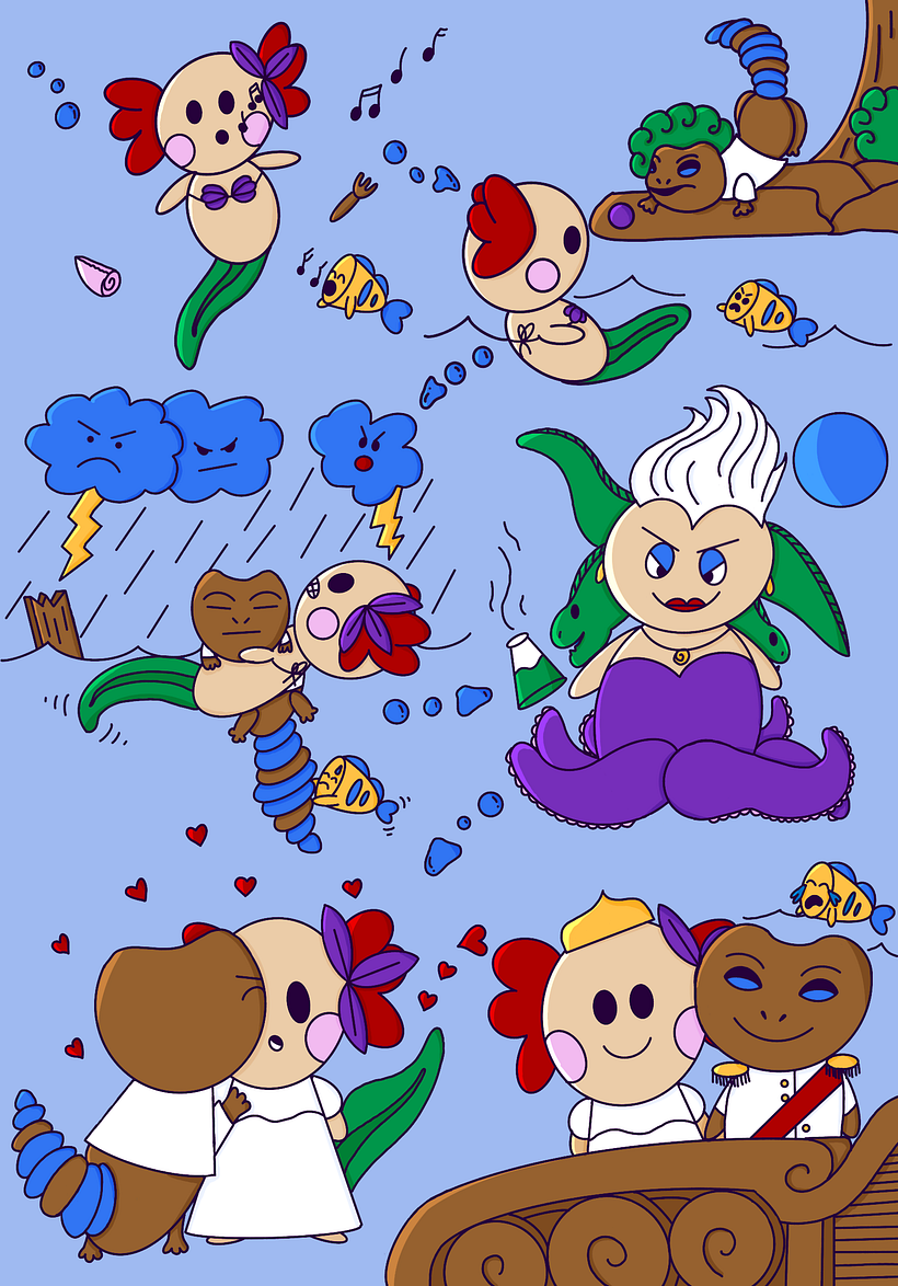 My project for course: Kawaii-Style Story Illustration 1