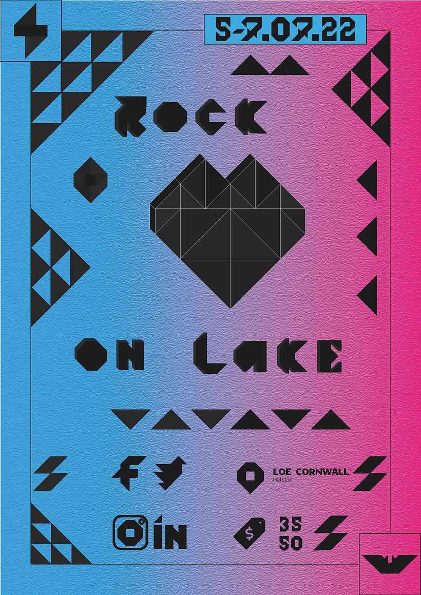 Version "Swiss Design" with gradient in background 