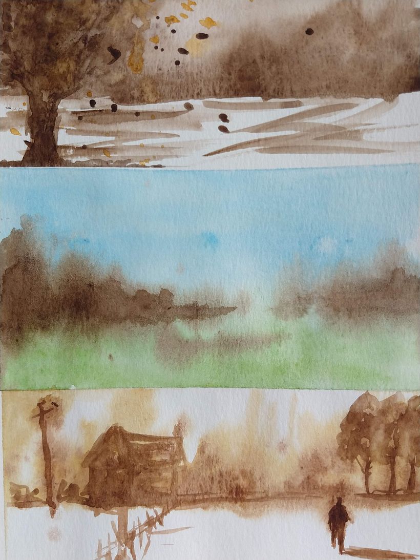 Mi proyecto del curso: Paisajes naturales en acuarela 1