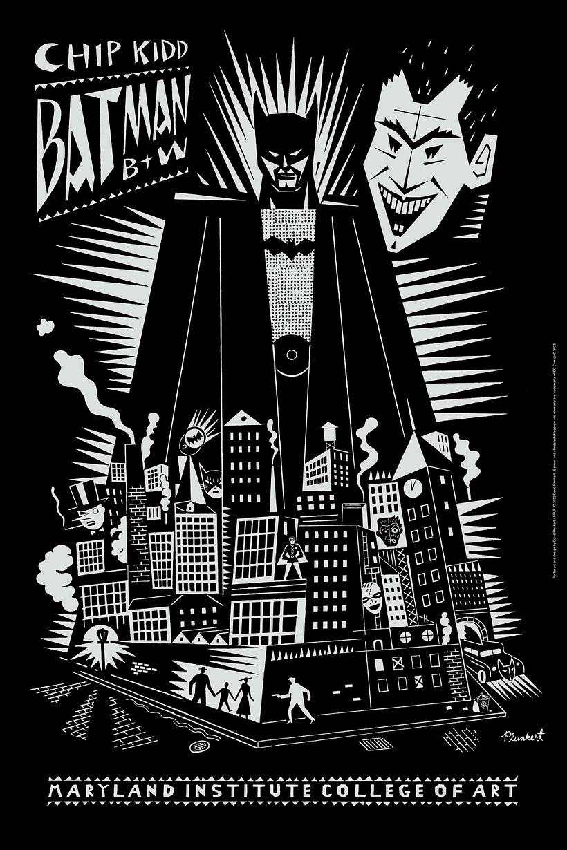 "Chip Kidd: Batman B+W" at Maryland Institute College of Art 3