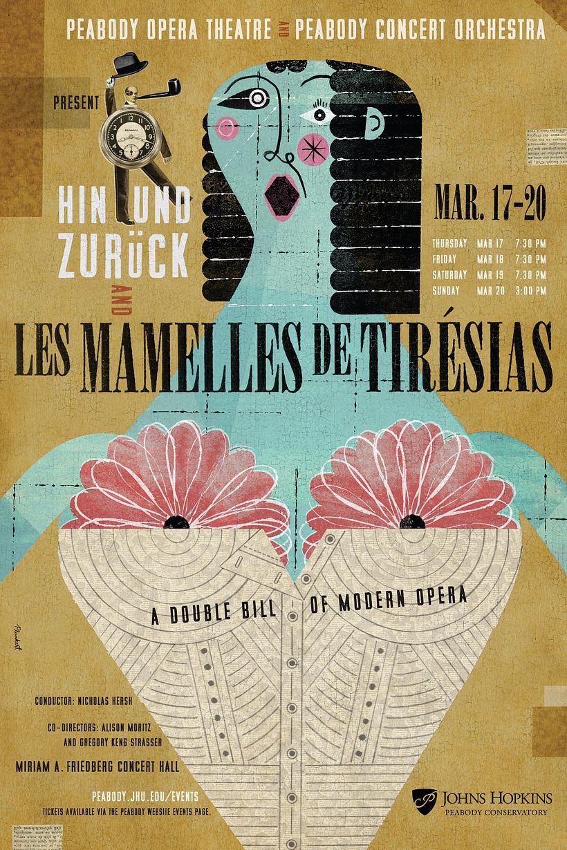 Hin und Zurück and Les Mamelles De Tirésias Poster 2