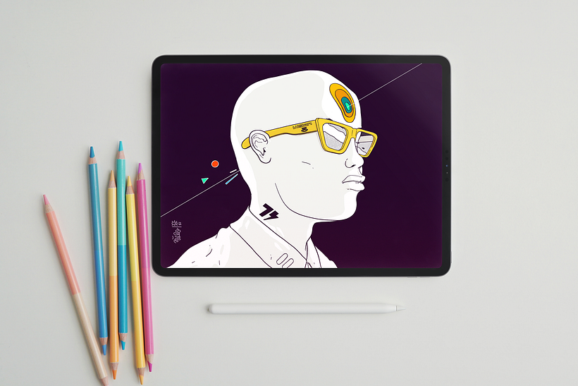 Illustration by Microbians created in Procreate.