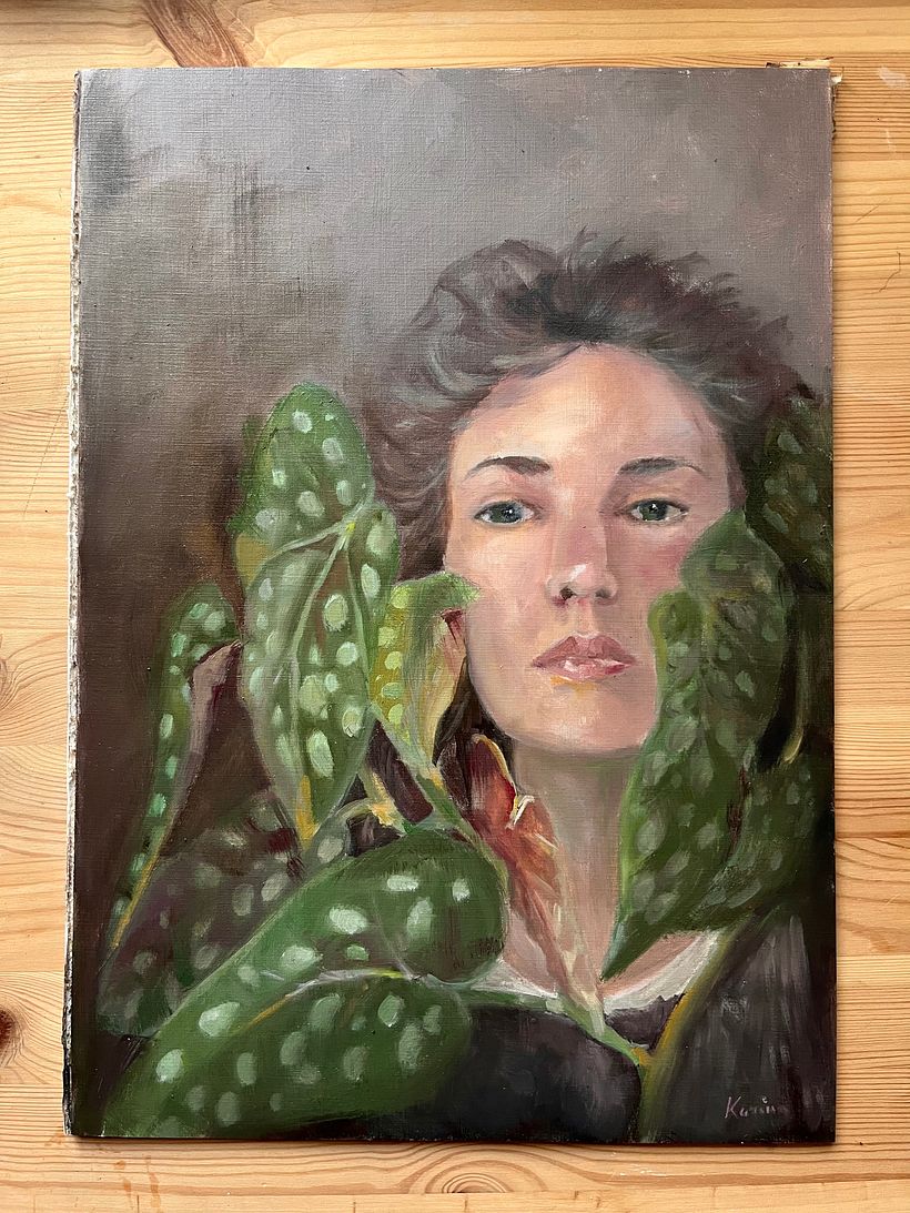My project for course: Artistic Oil Portraiture on Paper 3