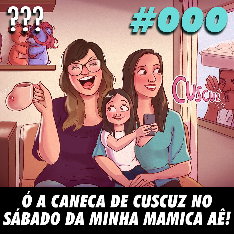 Vitrines Caneca de Mamicas - Nerdcast 2