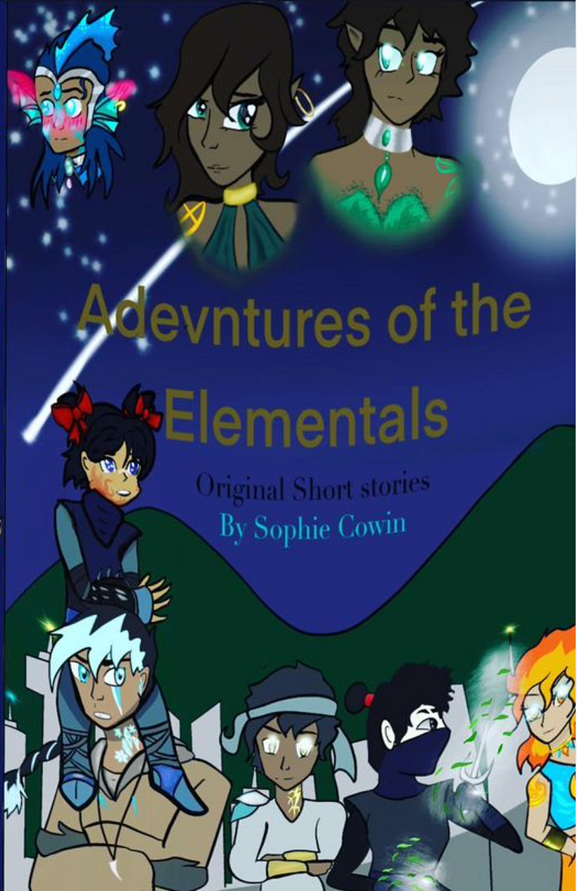 The cover of Adventure of the elementals.