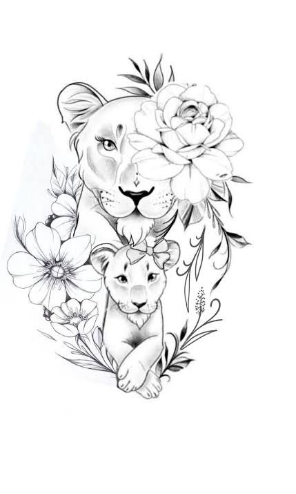 Meu projeto do curso: Tatuagem botânica com pontilhismo 3