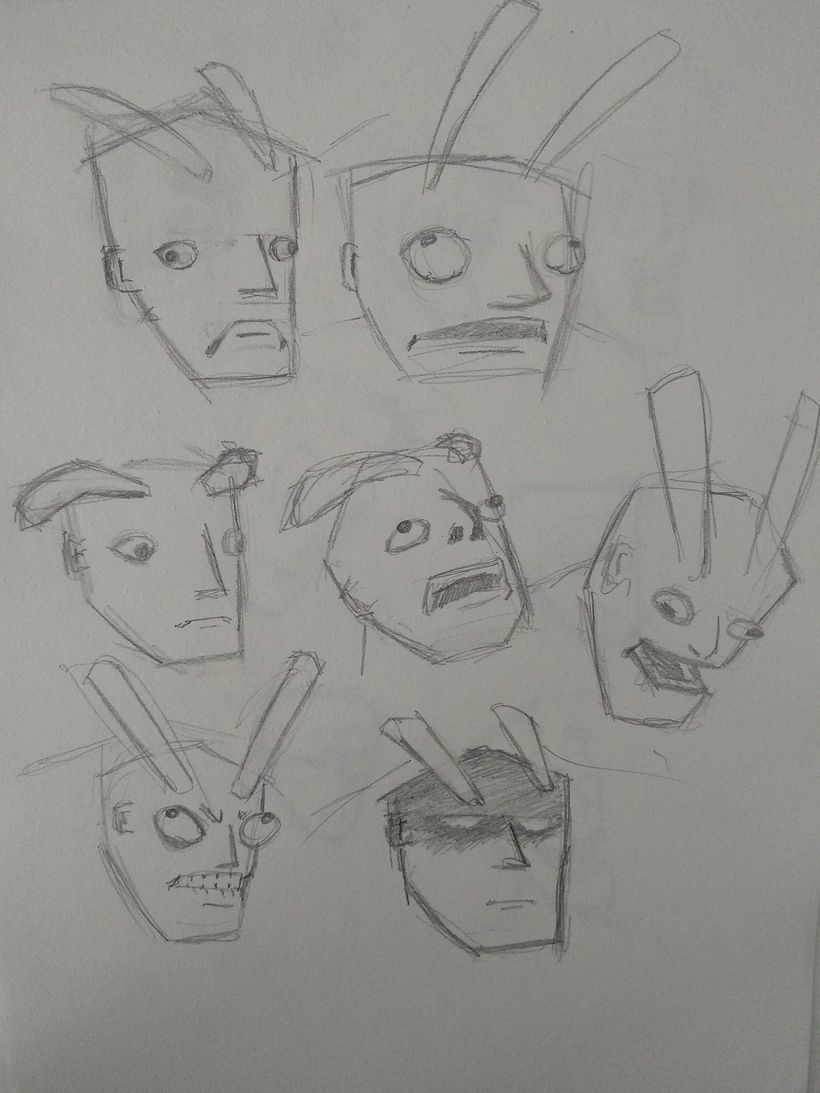 Antagonist expression sheet
