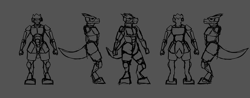 Protagonist turn around