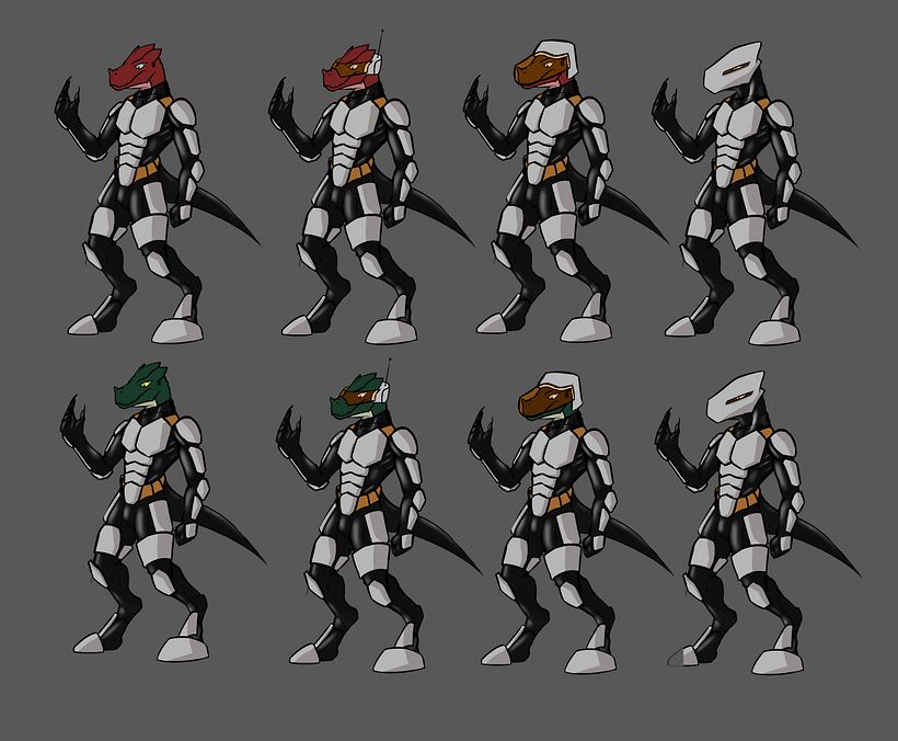 Protagonist armour concepts