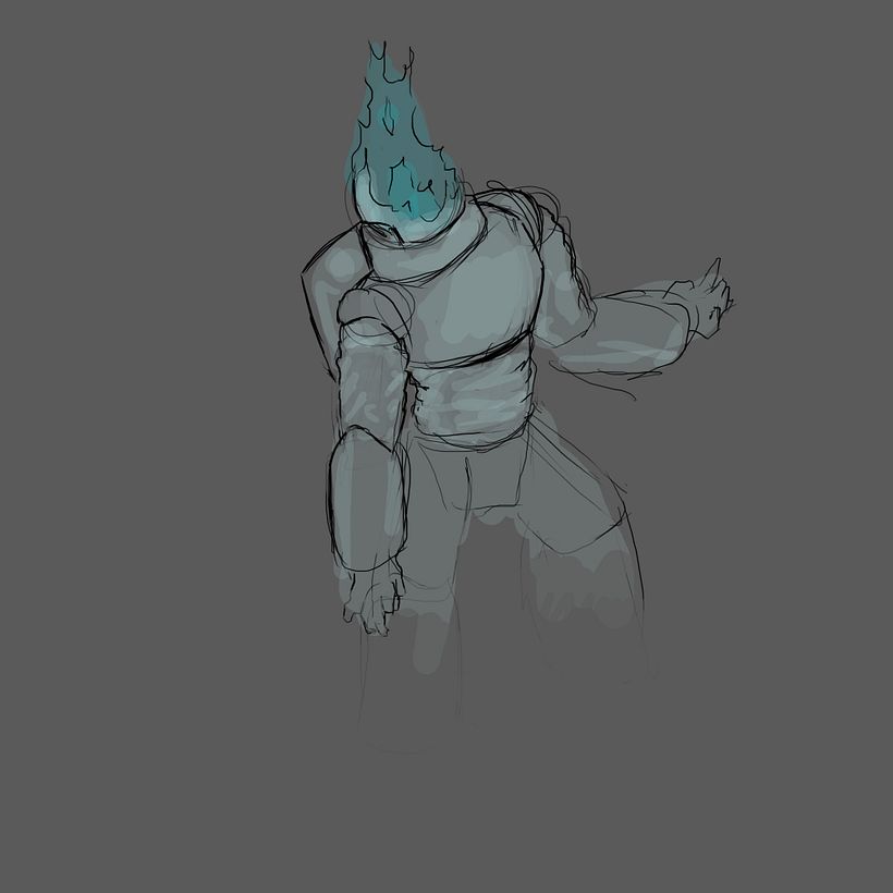 Monster idea 2 and the one i chose onwards