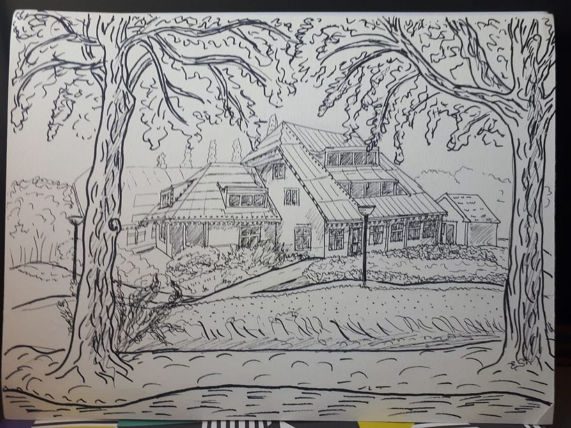 Black and White Marker drawings 2