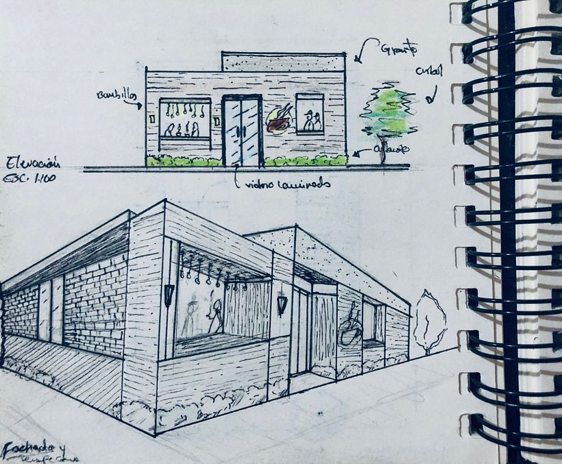Mi proyecto del curso: Introducción al dibujo arquitectónico a mano alzada 4