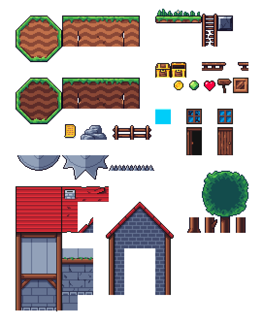 My project for course: Creation of Pixel Art Scenes for Video Games 4
