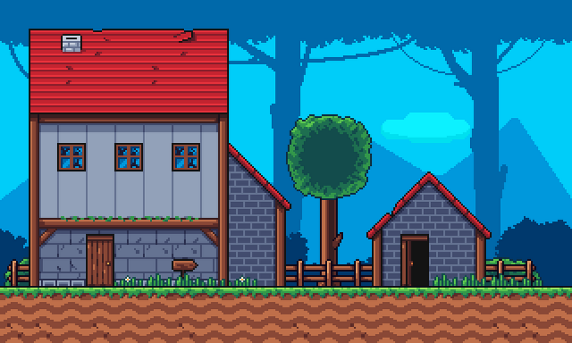 My project for course: Creation of Pixel Art Scenes for Video Games 4