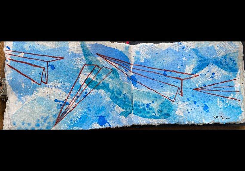 My project for course: Creative Watercolor Sketching for Beginners 7