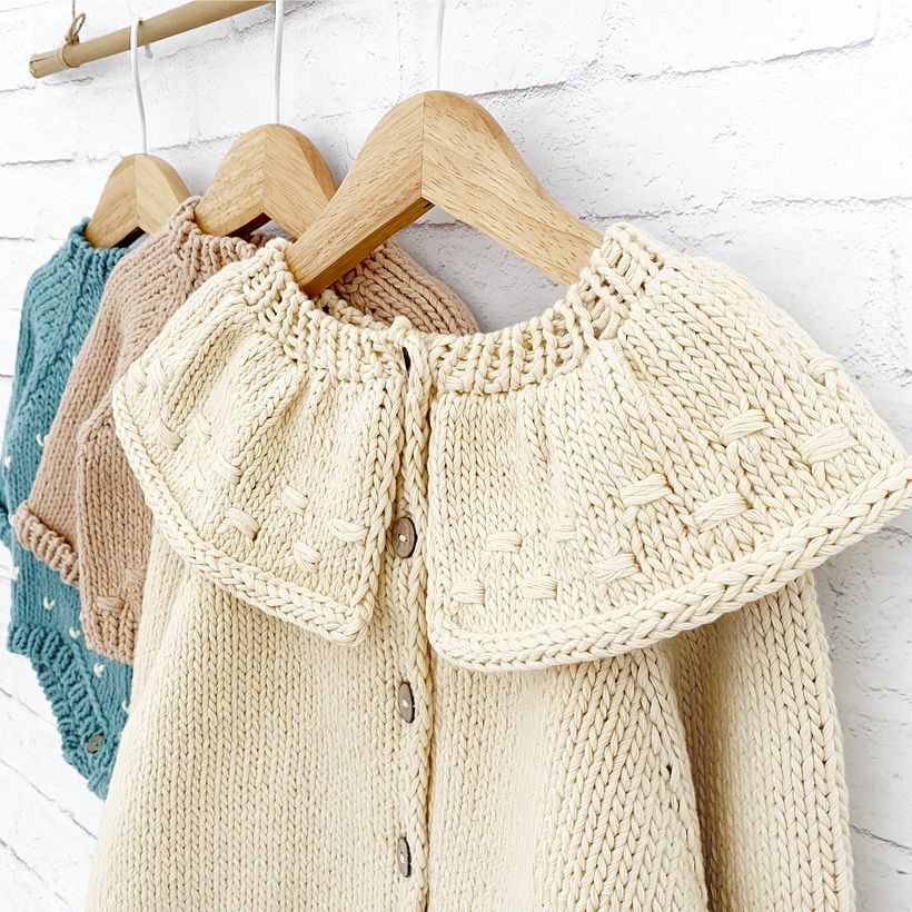 Mi proyecto del curso: Tejido de prendas infantiles con raglán top down 4