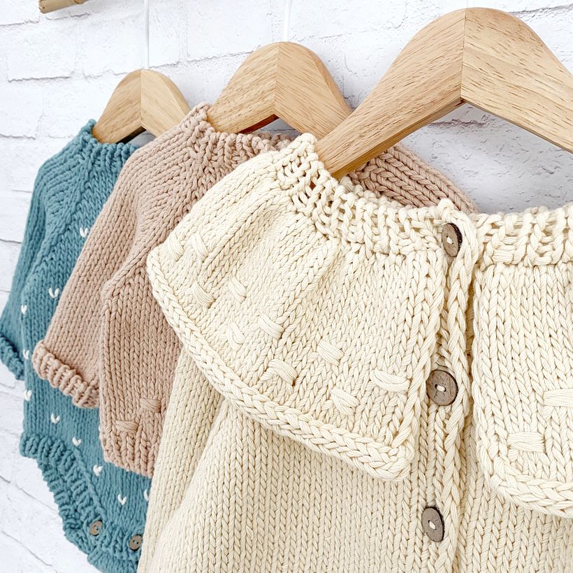 Mi proyecto del curso: Tejido de prendas infantiles con raglán top down 6