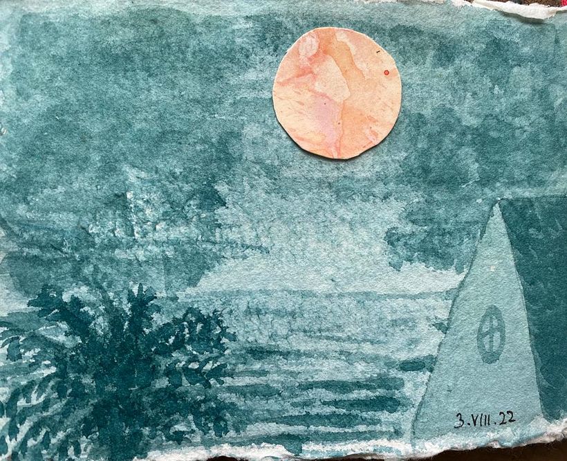 My project for course: Creative Watercolor Sketching for Beginners 8