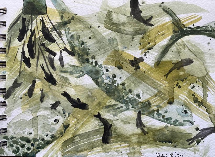 My project for course: Creative Watercolor Sketching for Beginners 13