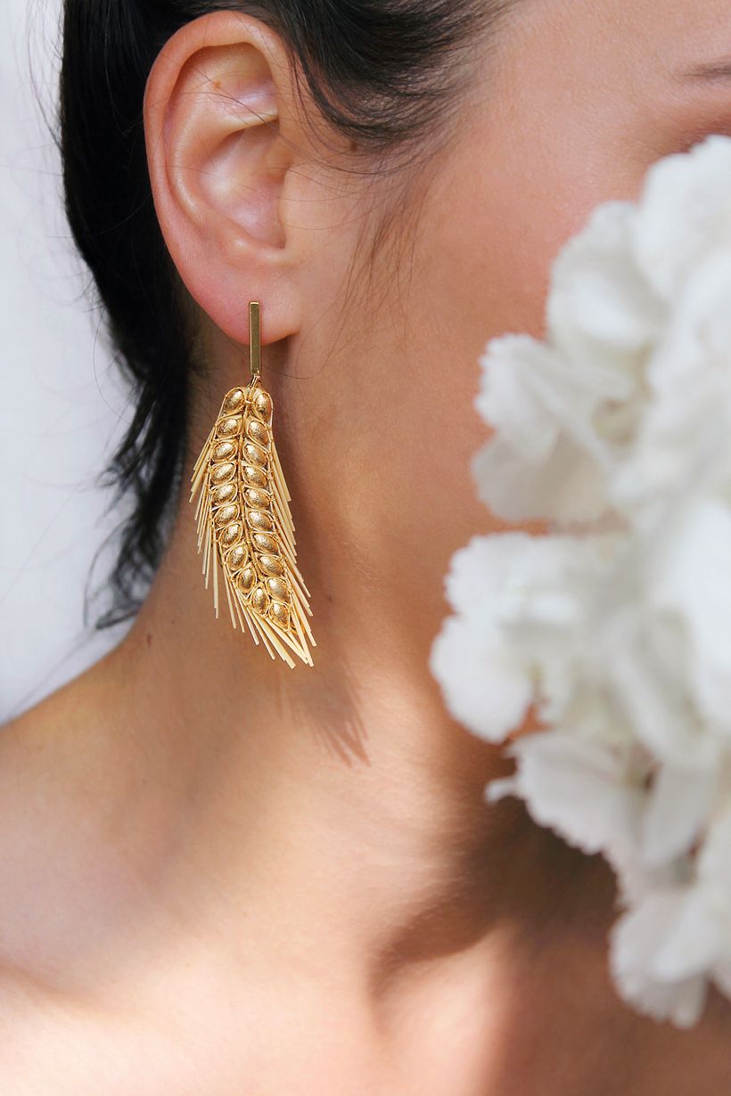 Boucles d'oreilles modèle Epis de blé / collection Belle des Champs