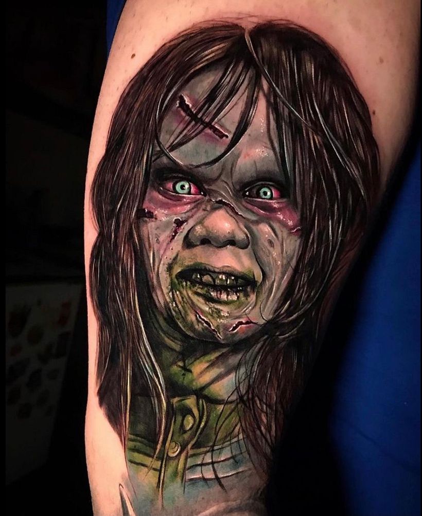 Regan de la película The Exorcist. 7h de trabajo. Realizado en 2020