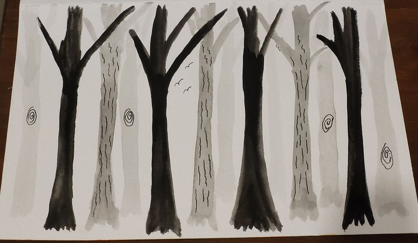 My project for course: Creative Drawing Techniques for Beginners 7