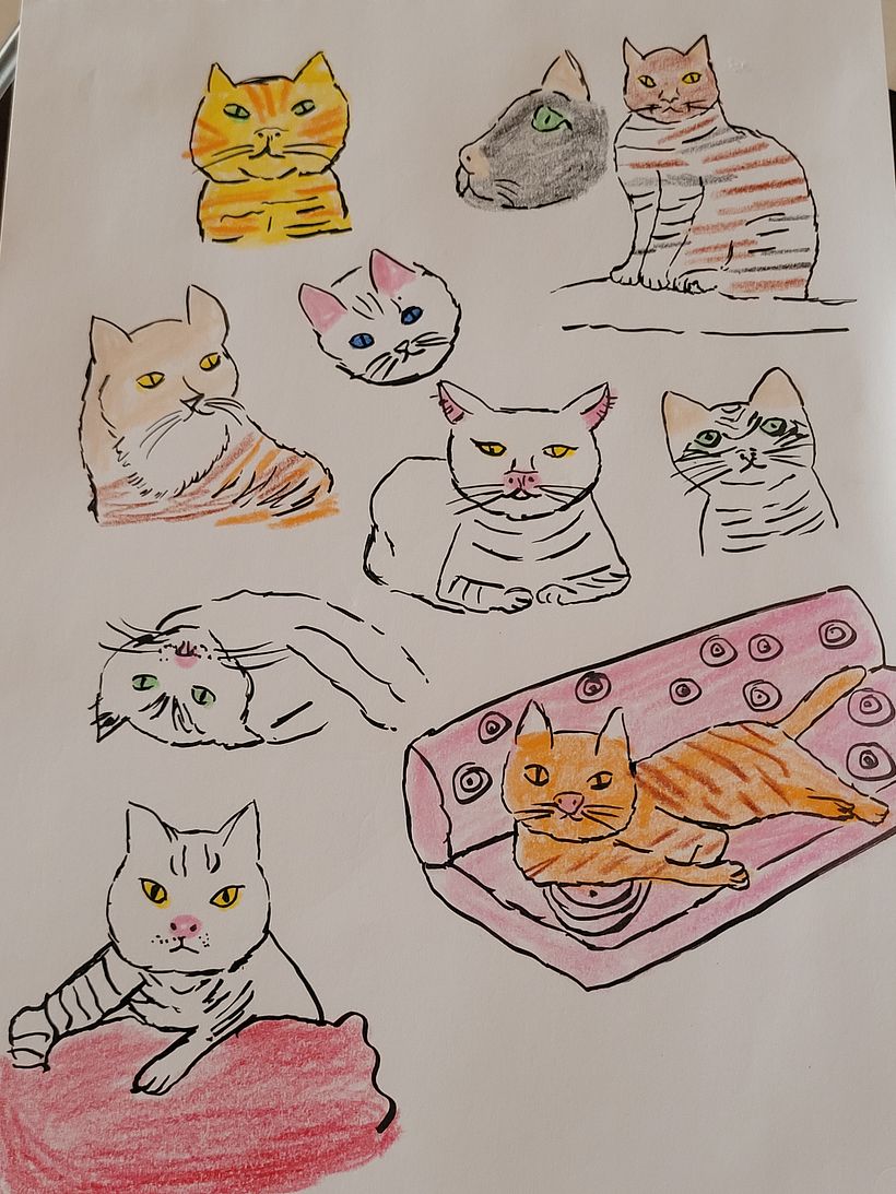 My project for course: Creative Drawing Techniques for Beginners 8