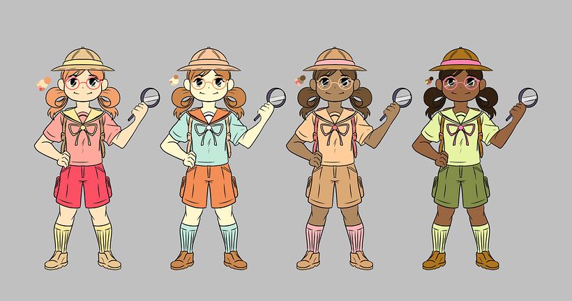 My project for course: Character Design for Animation with Photoshop 34