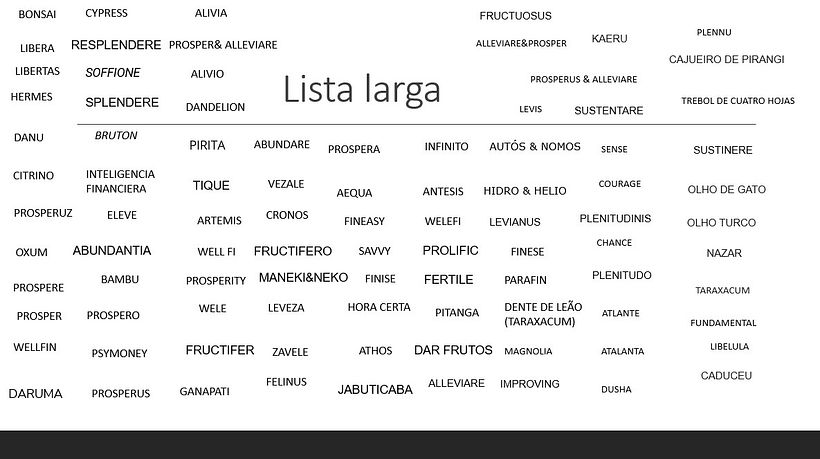 Meu projeto do curso: Naming: Plataforma wellness financiero  3