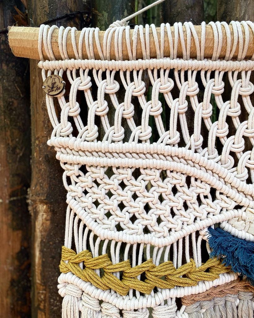 Mi proyecto del curso: Macraweave: combina macramé con técnicas de telar 1