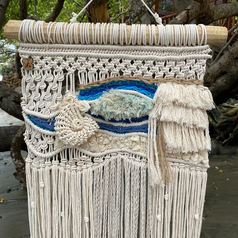 Mi proyecto del curso: Macraweave: combina macramé con técnicas de telar 6