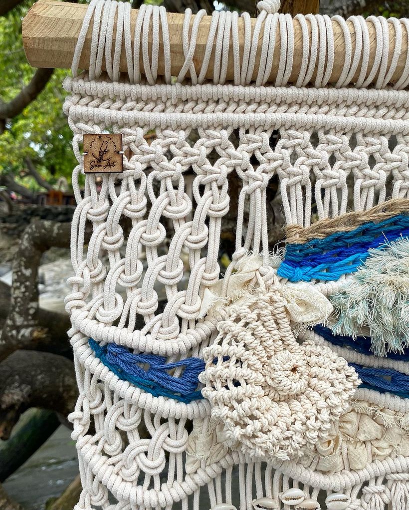 Mi proyecto del curso: Macraweave: combina macramé con técnicas de telar 7