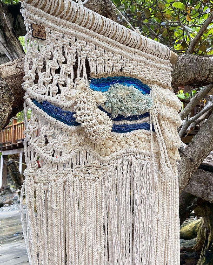 Mi proyecto del curso: Macraweave: combina macramé con técnicas de telar 8