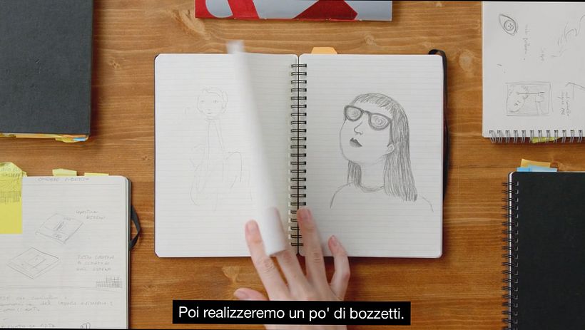 Sketching phase, searching for a good idea