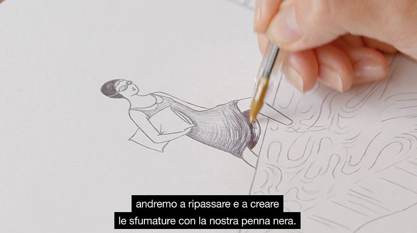 Ink phase with pen