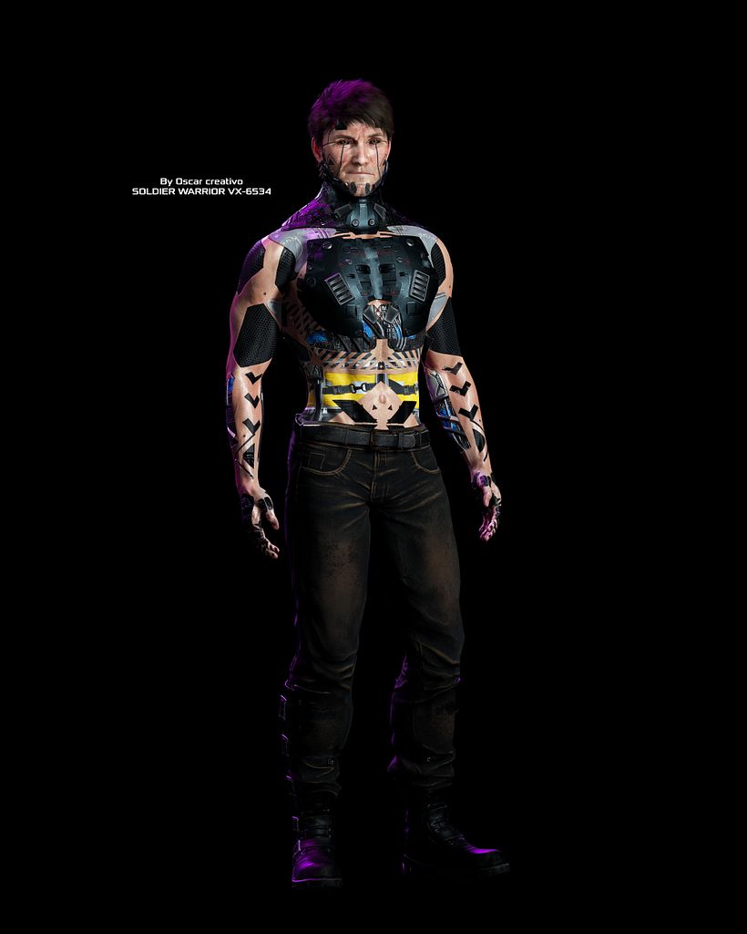 SOLDIER WARRIOR VX-6534 By Oscar creativo 4