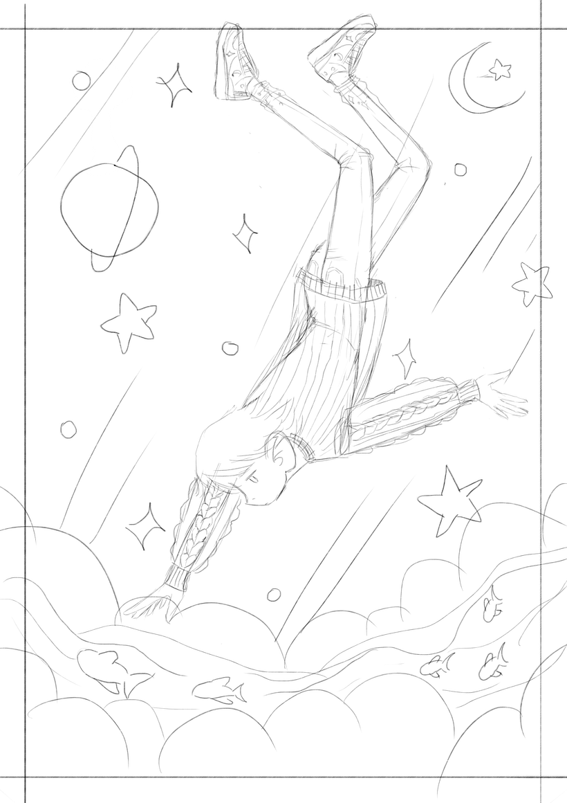 Mi proyecto del curso: Ilustración manga con Procreate - Illustration traditionnelle