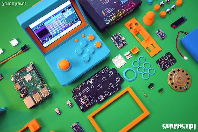 CompactPi - Portable 3DPrinted Arcade 1