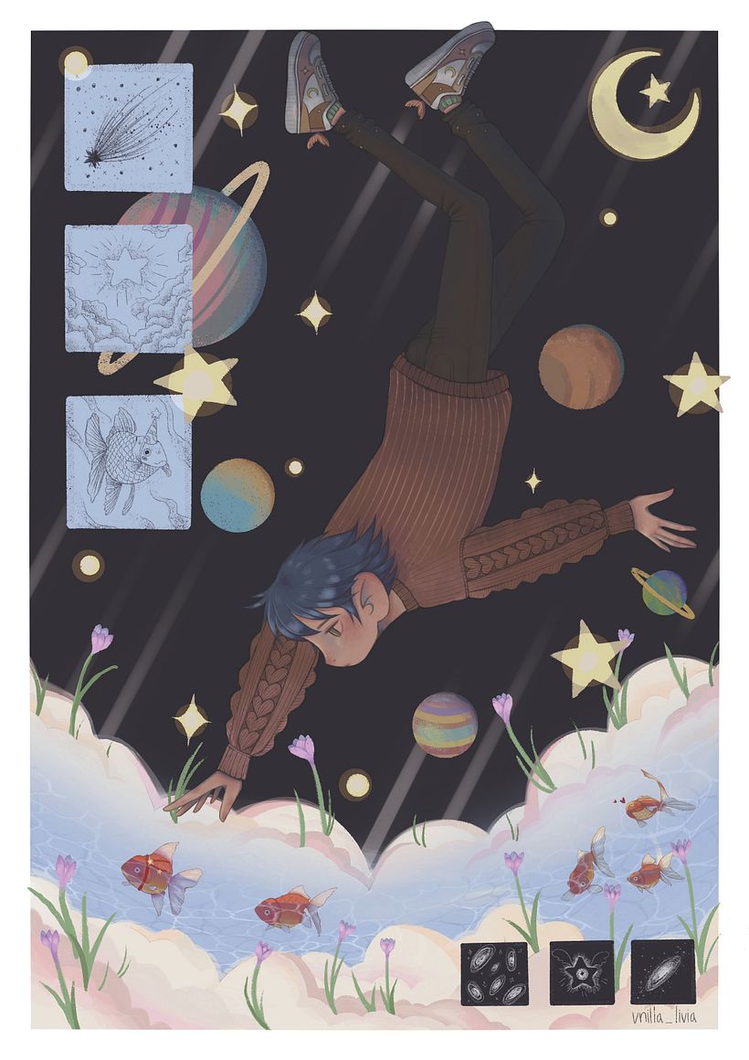 Mi proyecto del curso: Ilustración manga con Procreate - Illustration traditionnelle