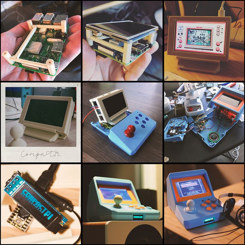 CompactPi - Portable 3DPrinted Arcade 6