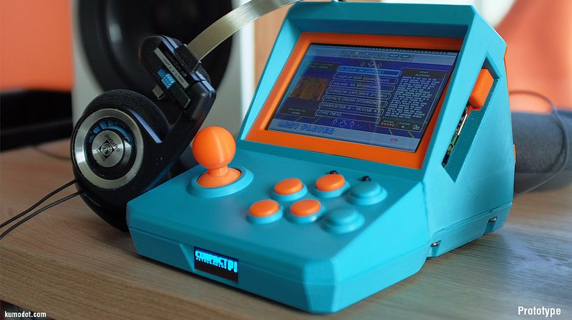 CompactPi - Portable 3DPrinted Arcade 7