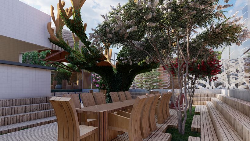 Interiorismo Restaurante Celta-Futurista Talamh úr (TIERRA NUEVA) 10