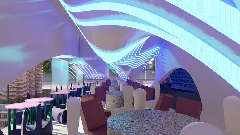 Interiorismo Restaurante Celta-Futurista Talamh úr (TIERRA NUEVA) 1