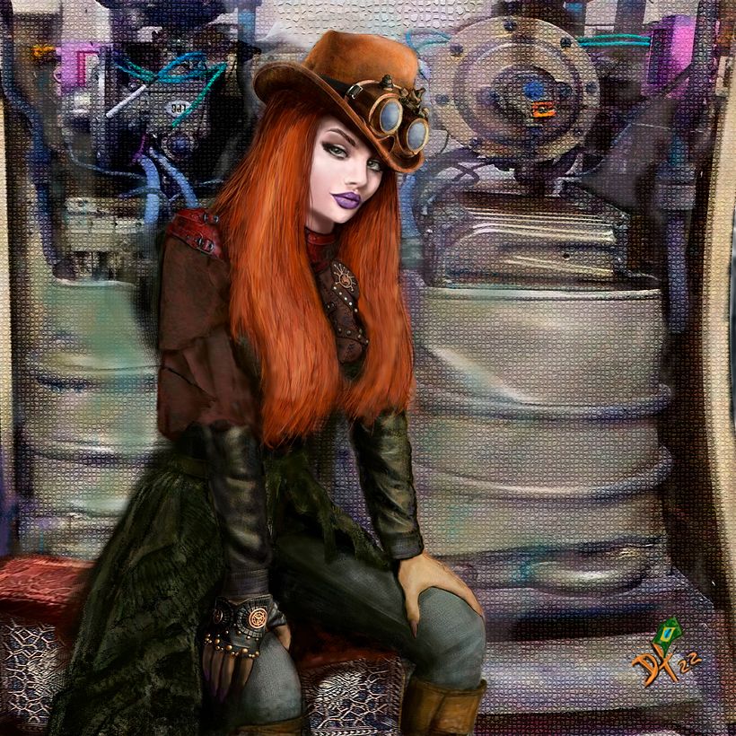 Gata Steampunk