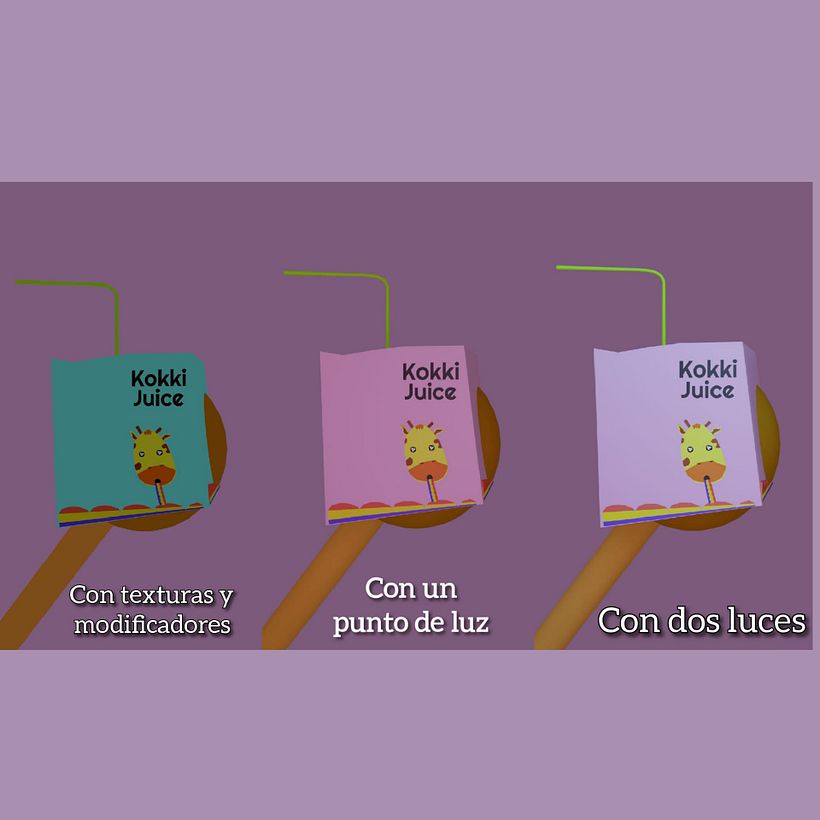 Muestra del jugo en diferentes escenarios
