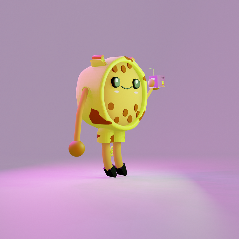 Mi proyecto del curso: Creación de personajes kawaii en 3D con Blender 16