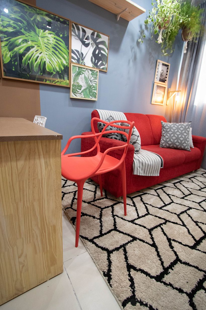 Sala de estar e jantar. Um palco para o shows do trio que mora nela. São Paulo/SP 7